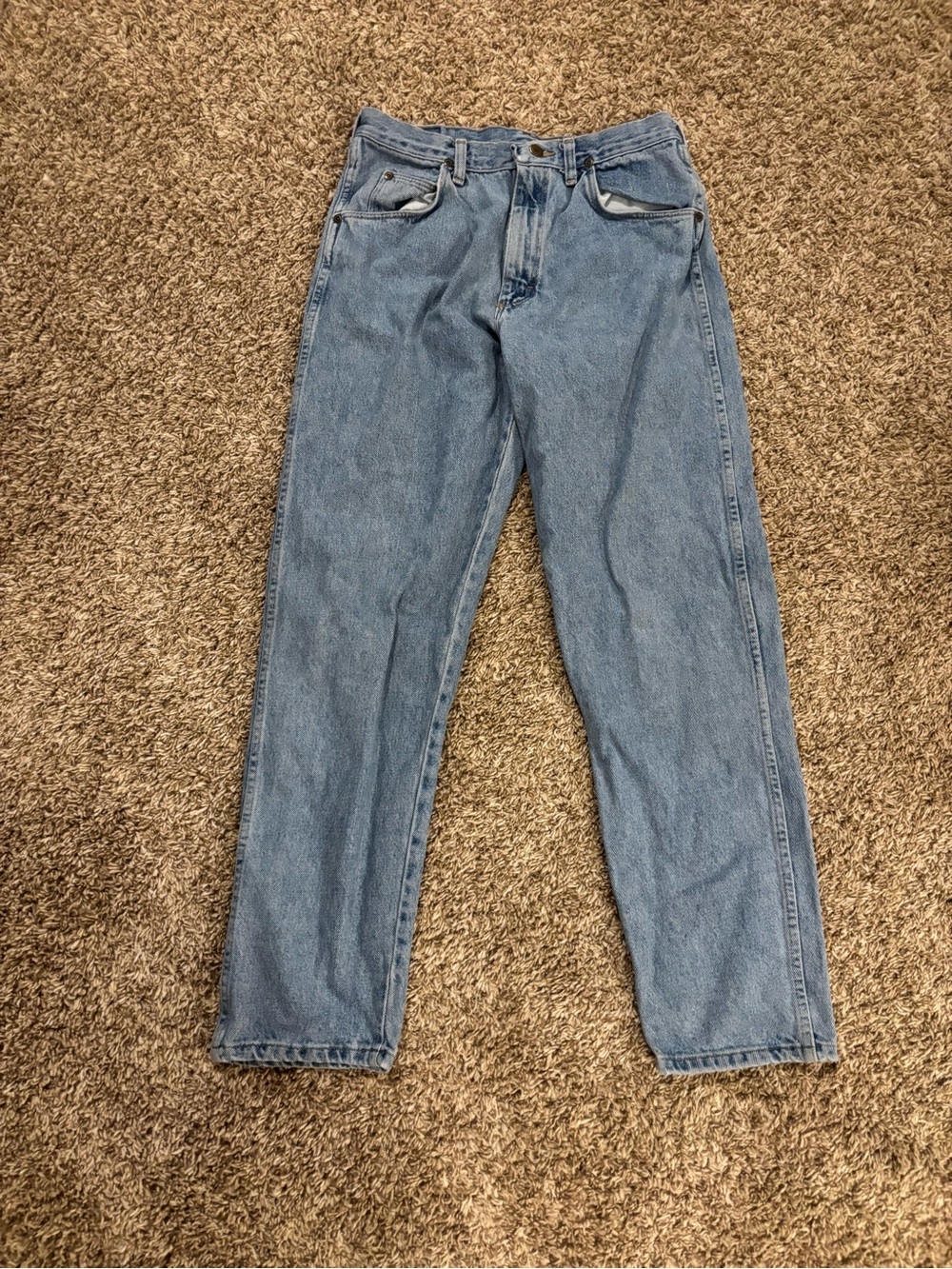 Wrangler Light Blue Relaxed Fit Men's Jeans
